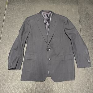Hart Schaffner & Marx Viracle Corporate Collection Black Blazer 46R